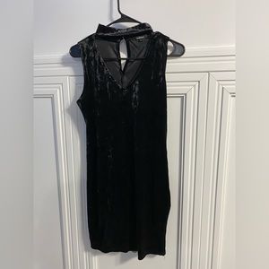 Ambiance black velvet dress